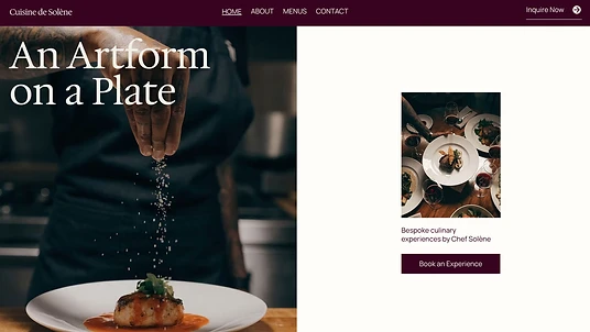 Chef spotlight Restaurant website template by Margick