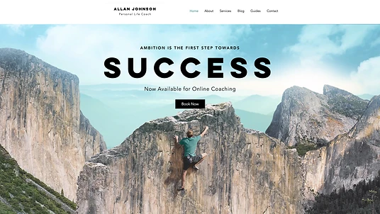 Coaching professional website template by Margick