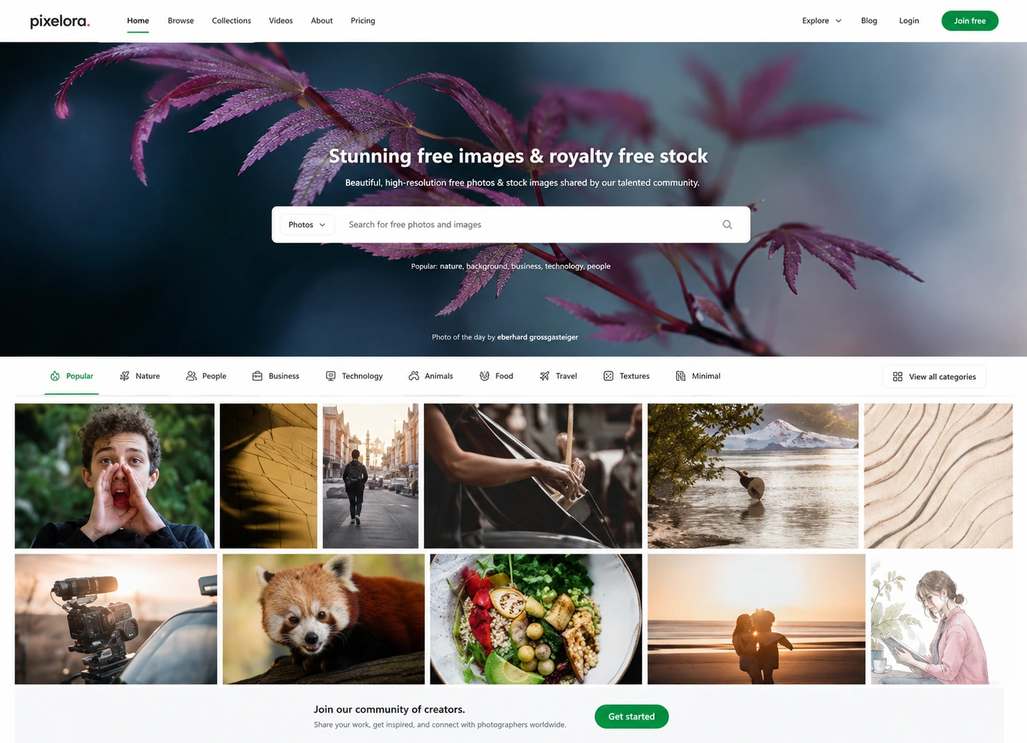 Photography website made on Margick