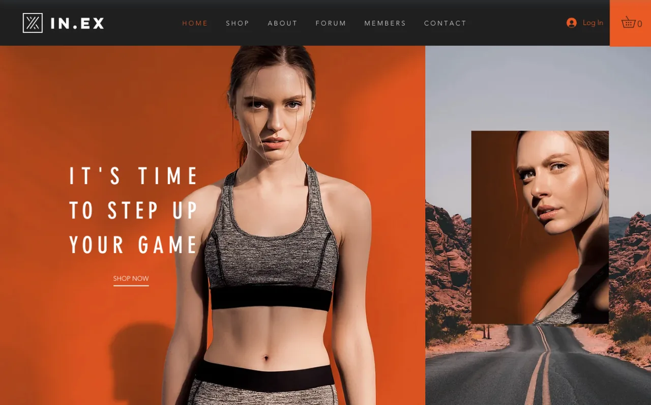 Sportswear eCommerce website template by Margick